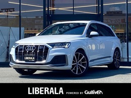 アウディ Q7 45 TFSI クワトロ Sライン リミテッド 4WD ACC 純正ナビ 全方位黒革温席 前後ドラレコ