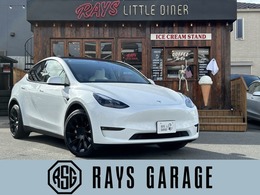 テスラ モデルY ロングレンジ 検R8年12月 プレミアムホワイトインテリア