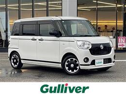 ダイハツ ムーヴキャンバス 660 G ブラックアクセントVS SAIII 社外ナビ 両側電動ドア 夏冬タイヤ 衝突軽