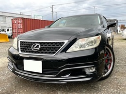 レクサス LS 460 バージョンSZ Iパッケージ 中期 黒革　SR　Bカメラ　WORK20インチ