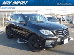 メルセデス・ベンツ Mクラス ML350 ブルーテック 4マチック 4WD AMGスポーツPKG PSR 黒革 ナビTV 19AW 禁煙