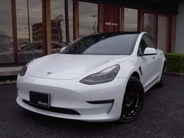 テスラ モデル3 ロングレンジ4WD 黒革シートHナビオートパイロット19AW