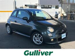 フィアット 500(チンクエチェント) ツインエア スポーツプラス 禁煙 半革 ETC 純オーディオ 社外アルミ