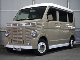 日産 NV100クリッパー 660 DX GLパッケージ ハイルーフ 5AGS車 フレンチバス仕様 ヴィンテージバン