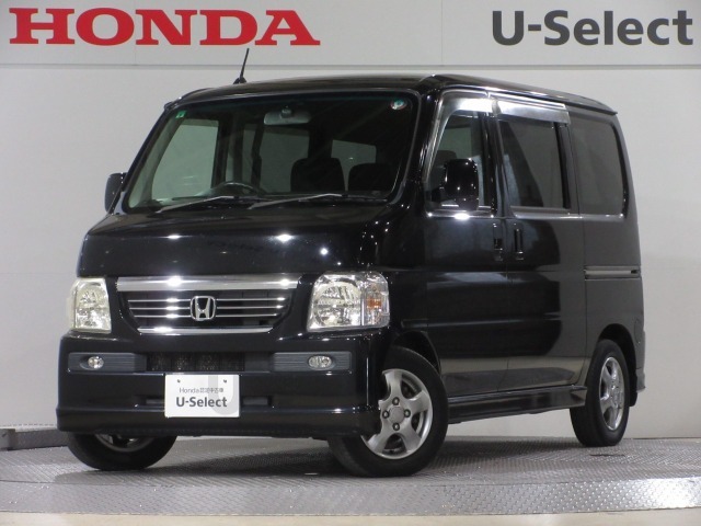 バモス（Lスタイリッシュパッケージ）が入庫です。当社で下取りしたお車になります。こちらは1年の保証付！1年の保証がついておりますから安心してお乗りいただけますね。
