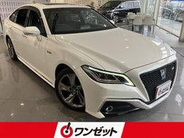 トヨタ クラウン ハイブリッド 2.5 RS アドバンス 禁煙車　サンルーフ　黒本革エアシート