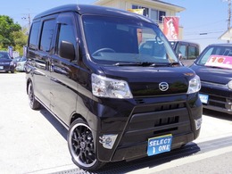 ダイハツ ハイゼットカーゴ 660 デラックス ハイルーフ ハイスペックナビ LED ローダウン 16アルミ