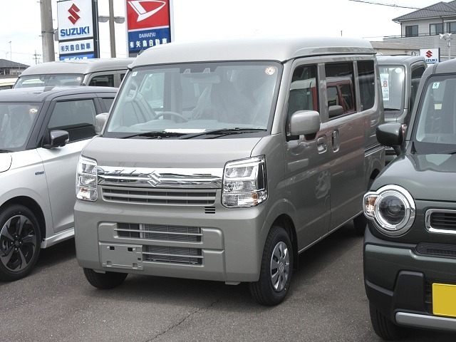 （新車受注/ご納期1ヵ月～）エブリイ・JOIN　CVT車☆　新車にフルセグナビ/フロアマット/ドアバイザーがセットでお買得☆　新車なので他グレード/4WD、オプション変更や、お好きな車体色でのご注文もOK☆