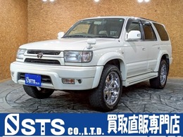 トヨタ ハイラックスサーフ 2.7 SSR-X ホワイトプレミアム 4WD ムーンルーフ　社外4本出しマフラ　社外AW