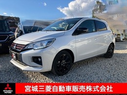 三菱 ミラージュ 1.2 ブラック エディション 衝突被害軽減ブレーキ　社外ナビゲーション