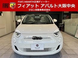 フィアット 500eオープン ベースモデル 前期モデル 黒幌 新車保証継承