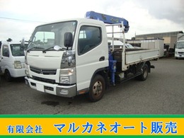 三菱ふそう キャンター 3.0 ワイド ロング 高床 ディーゼルターボ タダノ　4段ラジコンクレーン　5速ギア