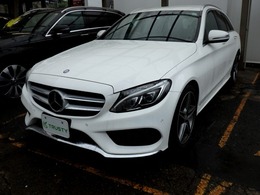 メルセデス・ベンツ Cクラスワゴン C200 スポーツ 本革仕様 AMG18AW　AMGエアロ ヘッドアップD