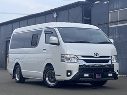 トヨタ ハイエース 2.7 GL ロング ミドルルーフ 4WD 本州仕入 ワンオーナー ラウンジベッド ETC