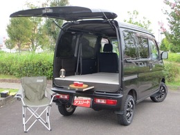 ダイハツ ハイゼットカーゴ 660 クルーズターボ ハイルーフ 軽キャンパー　車中泊　フルフラットベッド