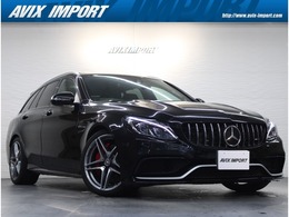 メルセデスAMG Cクラスワゴン C63 V8ツインターボ パノラミックSR 赤黒ナッパ