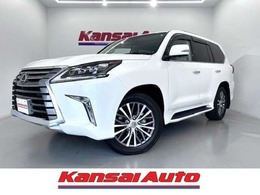 レクサス LX 570 4WD ベージュ革/8人乗/マクレビ/クールBOX/BSM/