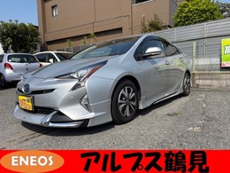 トヨタ プリウス 1.8 A 純正9インチナビTV　社外エアロ　ETC