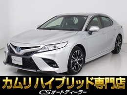 トヨタ カムリ 2.5 WS レザーパッケージ 禁煙/SDナビ/セーフティセンス/BSM/黒本革/