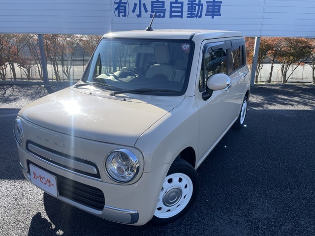 ★人気のラパンショコラの入庫です！！★弊社ユーザー様より入庫のワンオーナー禁煙車！！★純正OPのパナソニック製SDナビ付！！キーレスプッシュスタートシステムシステム付！！純正HIDヘッドライト付！