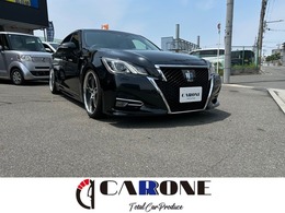 トヨタ クラウンアスリート ハイブリッド 2.5 G ローダウン車　車高調　社外アルミ