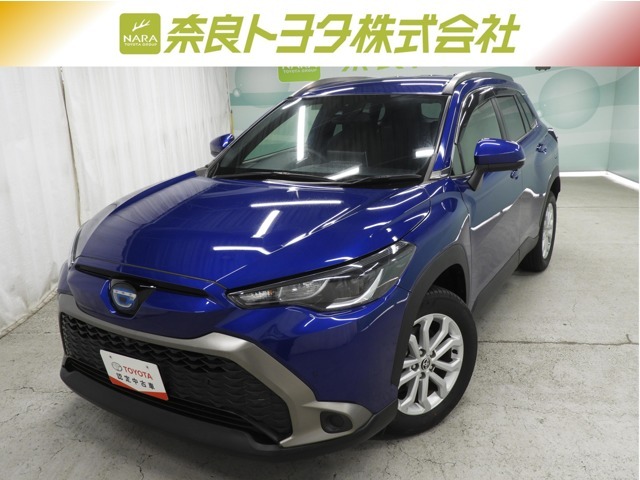 人気のカローラクロスHVが鮮やかなブルーでで入荷しました！！