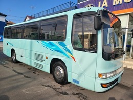 日野自動車 メルファ 42人乗り　フィンガーシフト　排ガス適合車 自動ドア　排ガス適合車　42人乗り