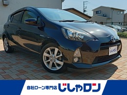 トヨタ アクア 1.5 G ブラックソフトレザーセレクション 純正ナビ/Bluetooth/ETC/レザーシート