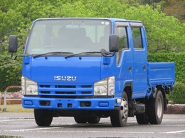いすゞ エルフ 2t 全低床 Wキャブ 内寸-長208x幅162x高38