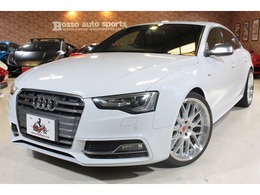 アウディ S5スポーツバック 3.0 4WD 正規ディーラー車 アイビスホワイト 黒革