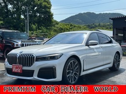BMW 7シリーズ 740d xドライブ Mスポーツ ディーゼルターボ 4WD 正規D車右H黒本革GlassSRIntelligentsafety