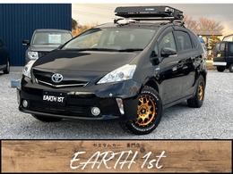 トヨタ プリウスα 1.8 S 1.5インチリフトアップ ルーフキャリア