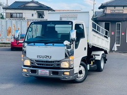 いすゞ エルフ 3tローダーダンプ 花見台3tローダーダンプ走行8.2万km