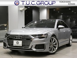アウディ A6 55 TFSI クワトロ Sライン 4WD 追ACC 灰革 サンR HDマトリLED 21AW 2年保