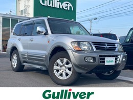 三菱 パジェロ 3.5 ロング スーパーエクシード MMCS仕様 4WD サンルーフ ルーフレール 純正ナビ Bカメラ