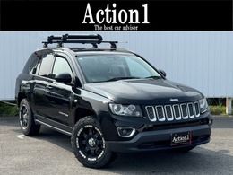 ジープ コンパス リミテッド 4WD ナビ　フルセグ　黒革　シートヒーター