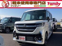 スズキ スペーシア 660 カスタム ハイブリッド XSターボ 両側電動スライドドア 届出済未使用車 アダ