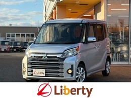 三菱 eKスペース 660 カスタム G セーフティ パッケージ 衝突軽減B 社外ナビ Bluetooth対応 全周囲