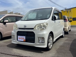 ダイハツ タントエグゼ 660 カスタムRS ナビ TV 純正アルミ MOMOステアリング オー