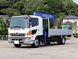 日野自動車 レンジャー 8t 5段クレーン付 ラジコン ワイド QKG-FE7JLAA