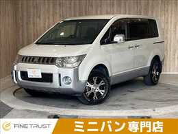 三菱 デリカD：5 2.4 シャモニー 4WD 後席モニター 両側電動 禁煙車 純正ナビ