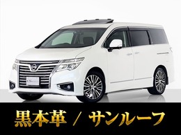 日産 エルグランド 3.5 VIP リアエンターシステム/サンルーフ/黒本革