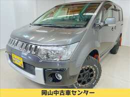 三菱 デリカD：5 2.2 D パワーパッケージ ディーゼルターボ 4WD 1インチリフトUP　新品皮調シートカバー