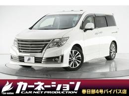 日産 エルグランド 3.5 ライダー ブラックライン 4WD サンルーフ フリップ 黒革 純正ナビ ETC