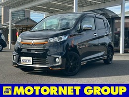 三菱 eKカスタム 660 アクティブギア 4WD 衝突軽減ブレーキ　メモリナビ