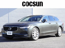 ボルボ V90 D4 モメンタム ディーゼルターボ マルーンブラウン本革シート