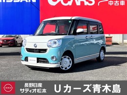 ダイハツ ムーヴキャンバス 660 G メイクアップVS SAIII 4WD 純正ナビ・TV　両側パワ-スライドドア　LED