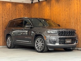ジープ グランドチェロキーL サミット リザーブ 4WD サンルーフ　茶革　純正21AW　マッキントッ