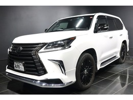 レクサス LX 570 ブラック シークエンス 4WD リヤエンターモデリスタエアロ TRD21インチ