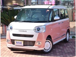 ダイハツ ムーヴキャンバス 660 ストライプス G 届出済未使用車　Bカメラ付き　両側電動